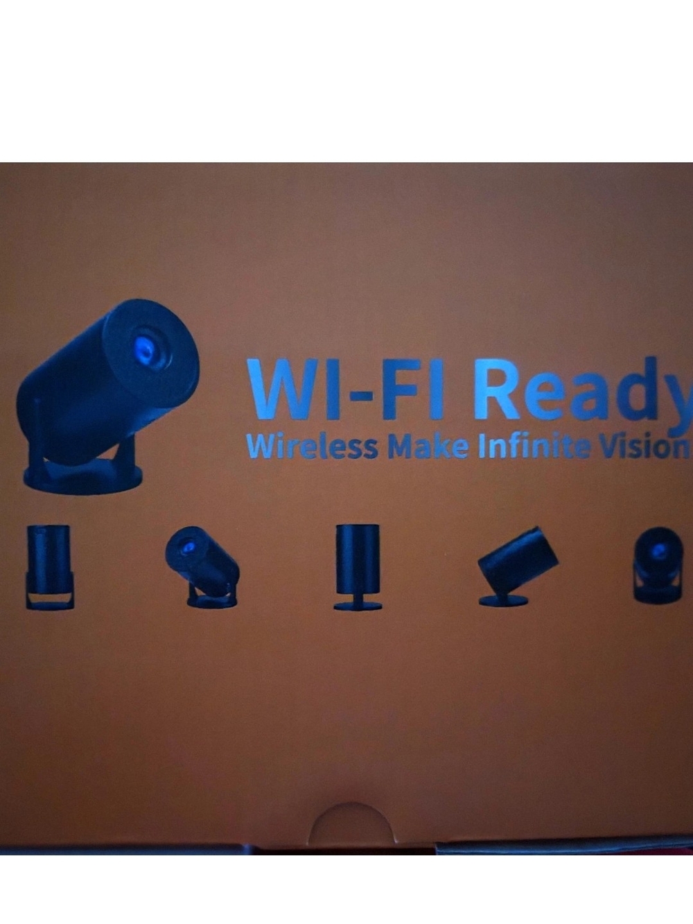 Wireless Wi‑Fi Ready Projector- Black